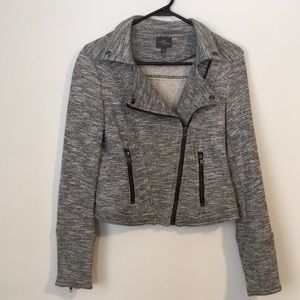 Market & Spruce Moto cropped jacket - small